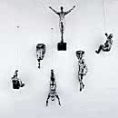 Duvar, Heykeli, Dagci, Adamlar, Dekoratif, Aksesuar, Tasarim, Heykel, 3 parca, Set Duvar, Heykeli, Dagci, Adamlar, Dekoratif, Aksesuar, Tasarim, Heykel, 3 parca, Set