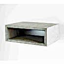 YÜZEN KOMODİN - Gizli Duvar Askı Sistemli Beton Yatak Odası Mobilyası