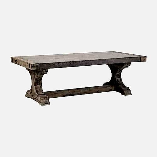 Beton Döküm Masa - Antik Görünümlü Beton Masa Modeli