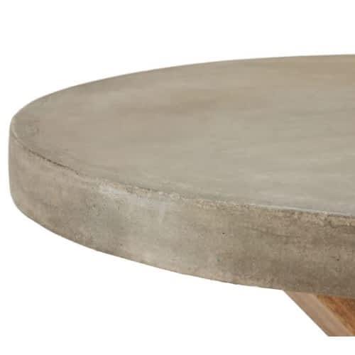 Beton Döküm Masa Tablası - Yuvarlak Beton Döküm Yuvarlak Masa Tablası