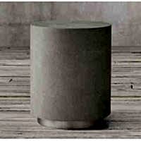 BETON KENAR SEHPA - Altın Süslemeli Beton Sehpa